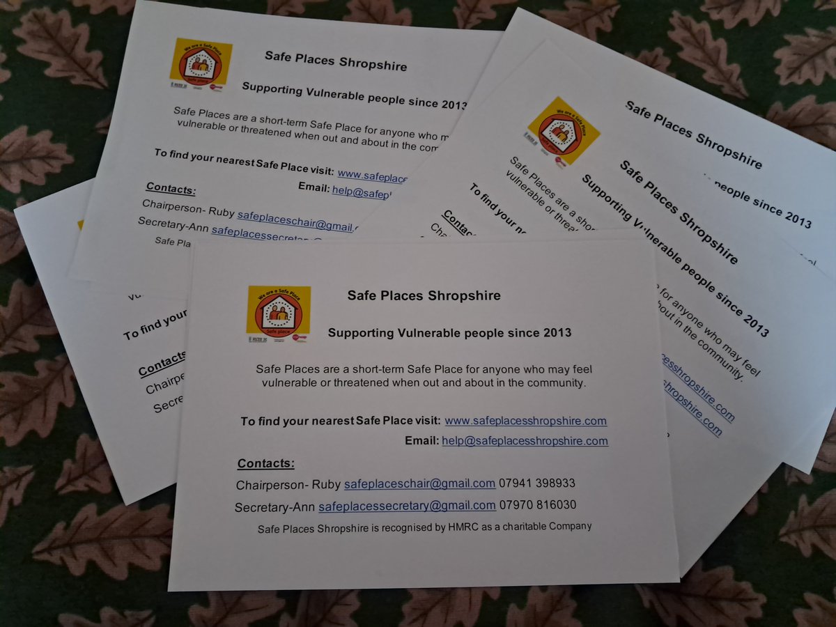 Safe Places Shrops tweet media
