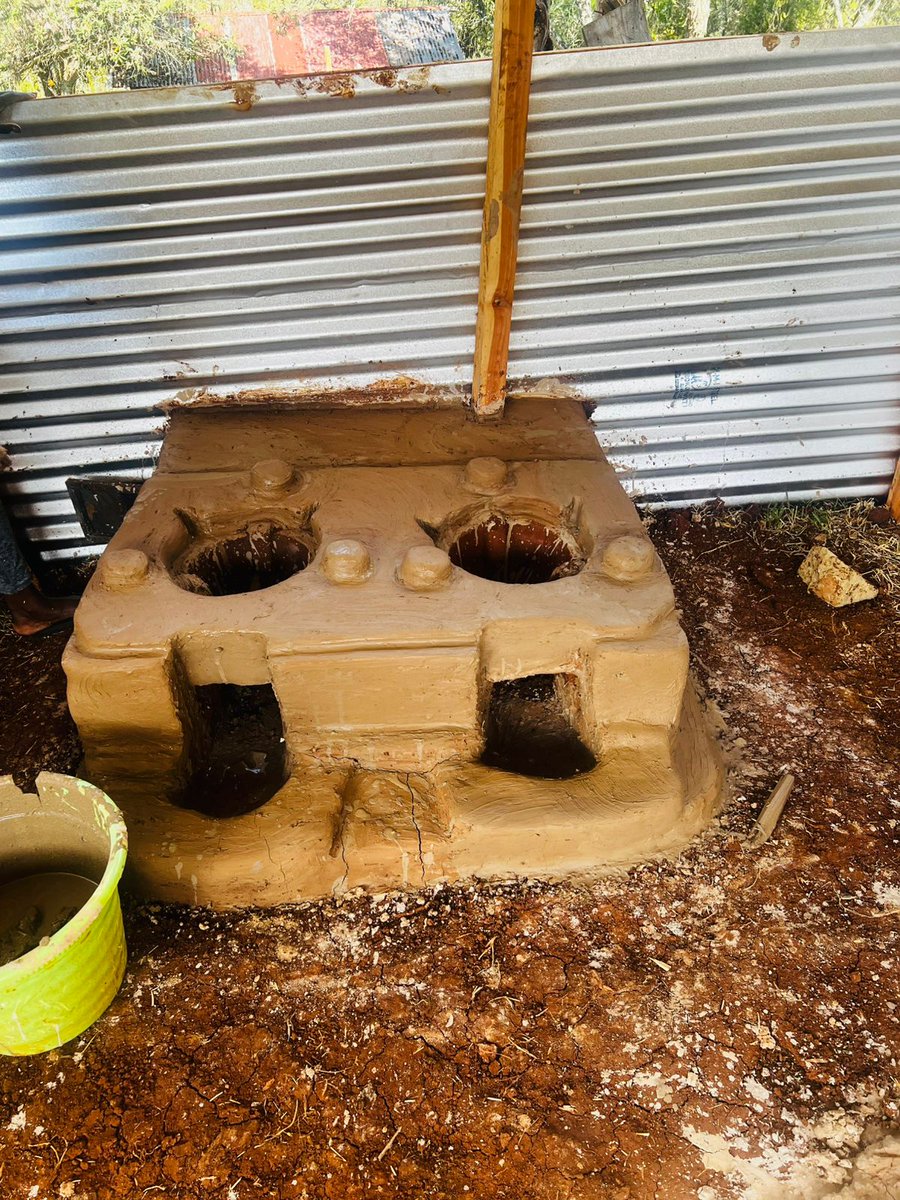 Gewckenya's tweet photo. After 3 days of drying, the Sigoro Women’s Group, GEWEC Kenya, &amp; @NCCK_Kenya South Rift have applied a beautiful whitish soil top coat to the new-look Chepkube stoves.
​It’s more than just aesthetics; it’s about professional craftsmanship that increases market value. https://t.co/l4iLF3N6x8