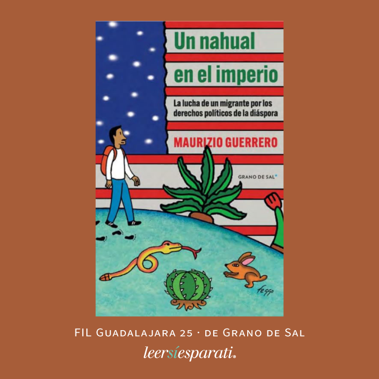 El sábado 29 de noviembre fue presentado el libro “Un nahual en el imperio · La lucha de un migrante por los derechos políticos de la diáspora” de #MaurizioGuerrero en la <a href="/FILGuadalajara/">FIL Guadalajara</a> 25. Lo publicó <a href="/GranodeSal/">LibrosGranodeSal</a>. #Leer #Escribir #Libros #FIL25 #Nahual #Migración #FelizMiércoles