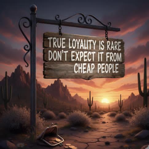 True loyalty is rare and precious. Don’t expect it from those who are cheap in character or values.
True devotion comes from the heart, not from convenience or self interest.
#TrueLoyalty #