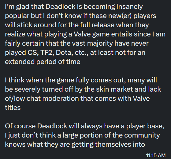 Deadlock Anonymous tweet media