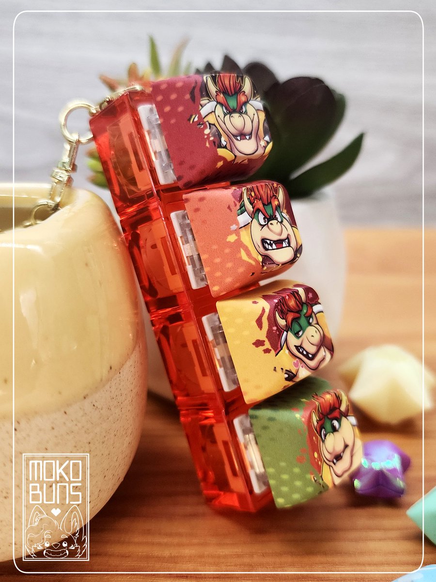 mokobuns's tweet image. Personally I think Peach should be with Bowser instead because freaking look at this gorgeous man

Find the baddest boy on my Etsy

etsy.com/listing/443766…

#Bowser #keycaps #keyboard #keebs