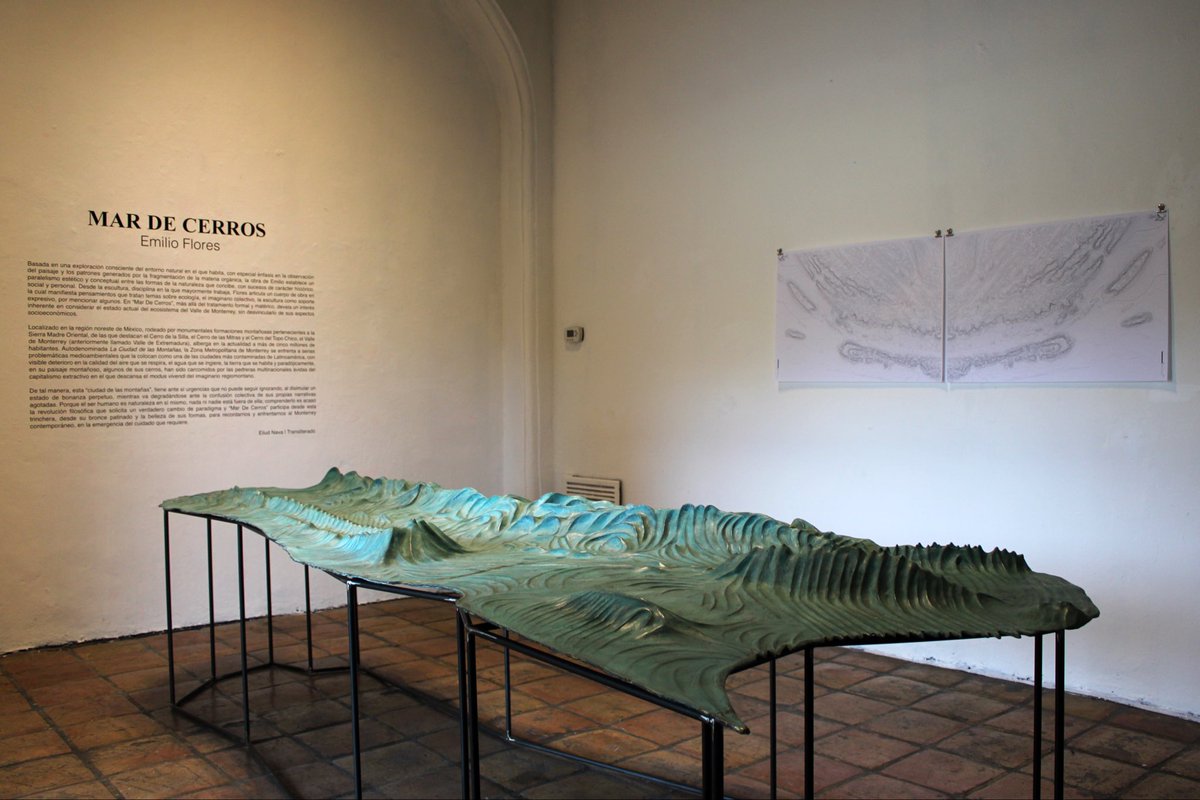 transliterado's tweet photo. No te pierdas el proyecto expositivo "Mar de Cerros", de Emilio Flores, en la Sala de la Estampa, del Museo Metropolitano de Monterrey. De martes a domingo, en un horario de 10:00 am a 5:00 pm; hasta el domingo 1 de marzo de 2026. https://t.co/RmXHRztIAX
