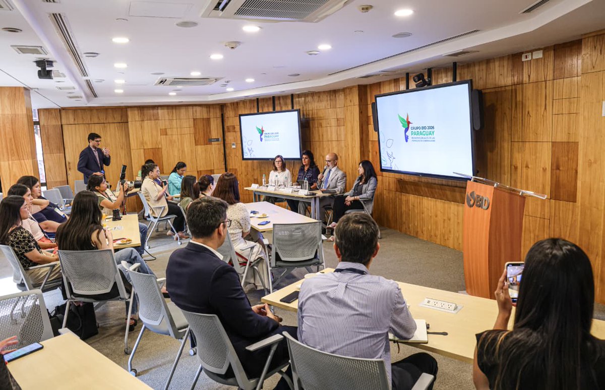 El Grupo <a href="/el_BID/">Banco Interamericano de Desarrollo</a> destaca que las Asambleas 2026 en #Paraguay🇵🇾 reflejan la estabilidad macroeconómica y el creciente posicionamiento del país en las grandes conversaciones internacionales. 

📅Del 11 al 14 de marzo, el Distrito <a href="/CONMEBOL/">CONMEBOL.com</a>  reunirá a delegaciones de 48 países para