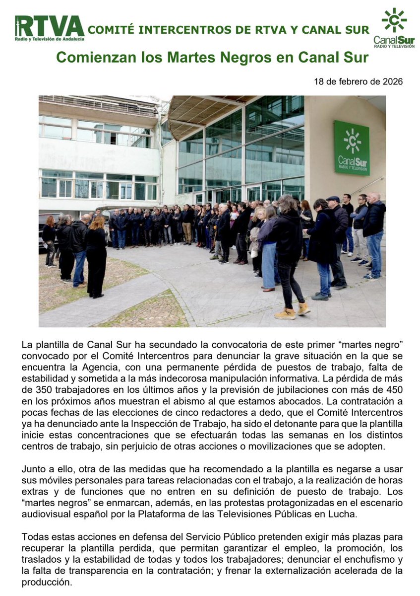 TrabajadoresCanalSur tweet media