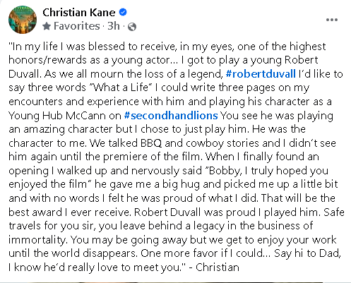 CKVotePromote's tweet photo. #RipRobertDuvall 
@ChristianKane01 on his > @ christiankane1 <
@instagram 📷https://t.co/3QN3xK1gam📷
&amp;
 @facebook > 📘https://t.co/1TLnYK6Xrq 📘
#Follow on both accts MAKE SURE YOU CHOOSE THE VERIFIED ACCTS  ALL OTHER ARE FAKES OR FAN ACCTS!
#facebook #Instagram #seconhandlions https://t.co/Xqvk3Eg5Pr