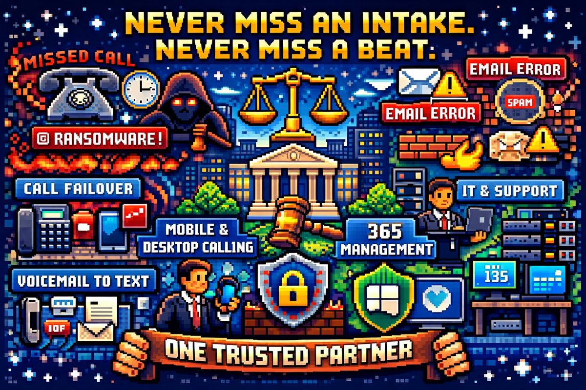 voipcom_network's tweet photo. Law firms don’t lose cases in court. They lose them to missed intake + broken systems.Voipcom = call failover + fast voicemail visibility + secure M365 + real https://t.co/Fhnf0t2uLj partner. Zero finger-pointing.
#LawFirm #LegalTech #ClientIntake #CyberSecurity #VoIP #voipcom https://t.co/UmpkDm8GzN