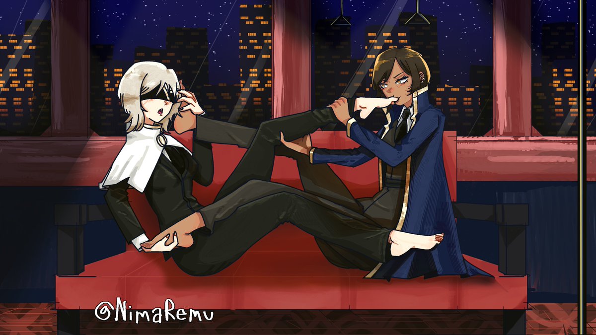 Feet Friday #9

this one a lil' spicy with Magic Bullet Outis, and Index Proselyte Faust
#LimbusCompany #ProjectMoon