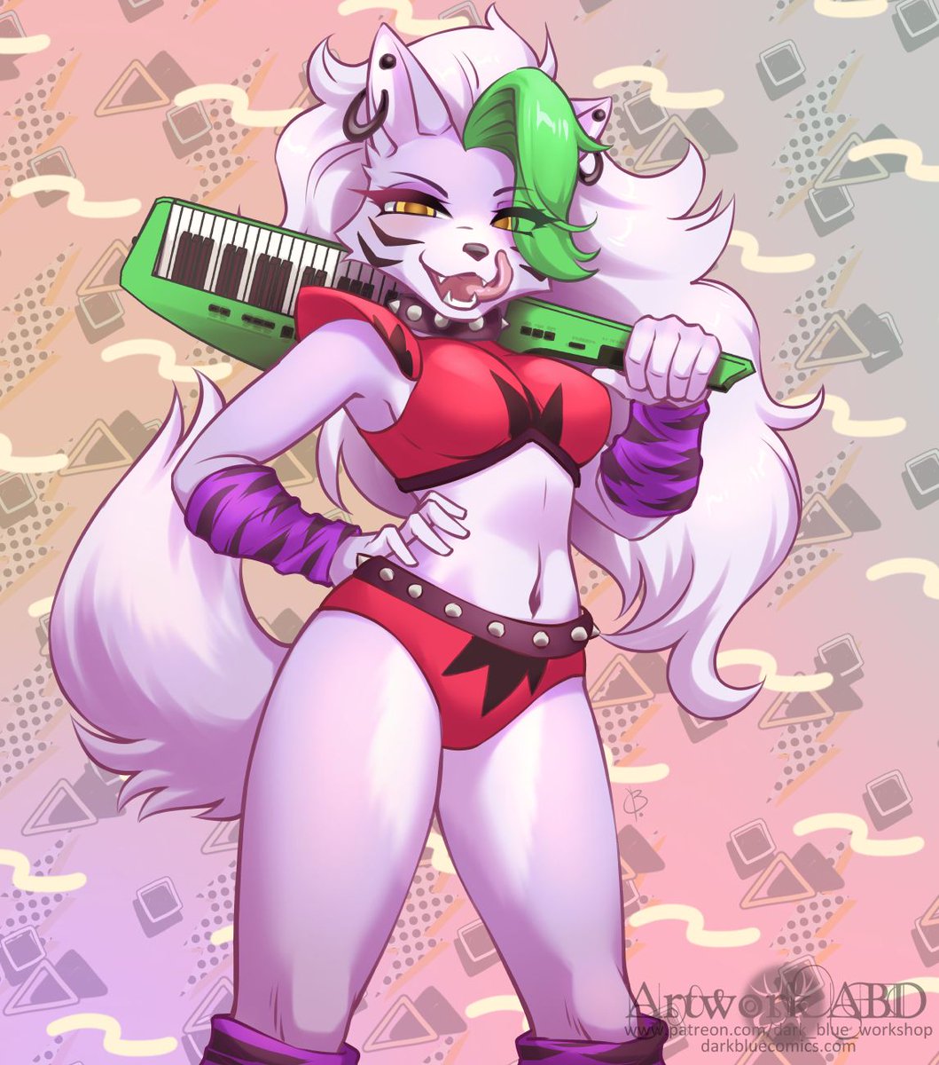 Roxanne Wolf from FNAF Security Breach. What else can I say? She's simply hot ❤️