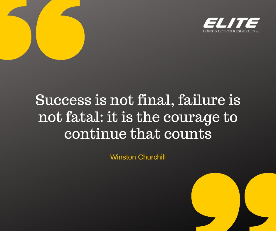 ELITECR_LLC's tweet image. At Elite, we know success isn’t final and setbacks aren’t the end. It’s the courage to keep building, creating, and exceeding standards that counts. 💪
#constructionresources #constructionservices