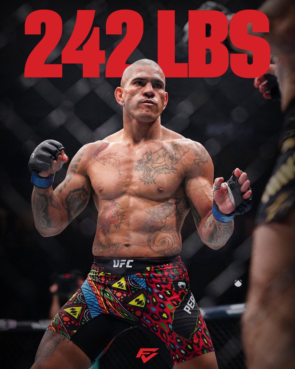 Full_Violence's tweet photo. Alex Pereira is currently 242 pounds. Heavyweight Chama? 👀 https://t.co/GGN3d0oosG