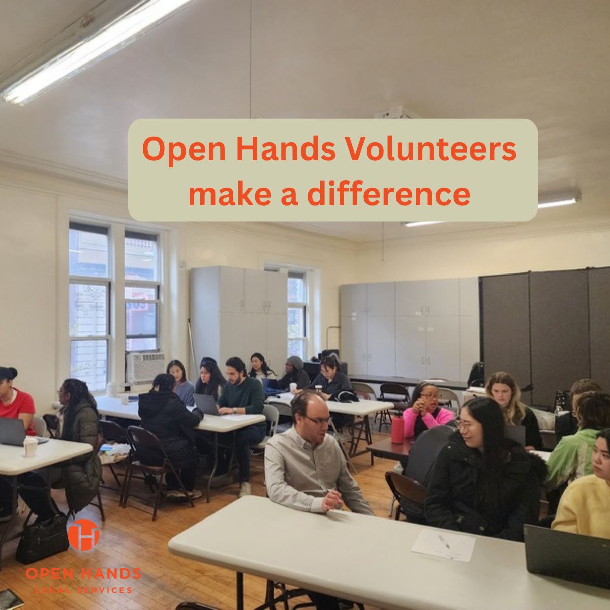 All of our clients who come to our legal aid desks are seeking understanding, direction, and hope.  We’re grateful for the volunteers who listen with patience and walk alongside clients through some of their most difficult legal moments. This is work that truly makes a difference