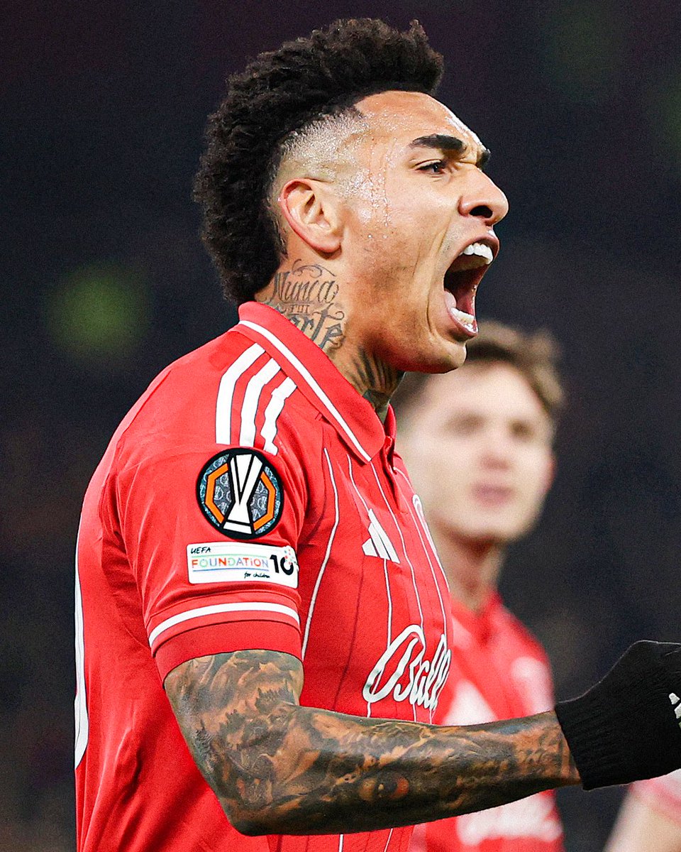 footballontnt's tweet photo. Igor Jesus in the Europa League so far this season:

🏟 7 matches
⚽️ 6 goals
🅰️ 1 assist

Thriving in Europe for Nottingham Forest 🔥 https://t.co/P8oNgTo6DF