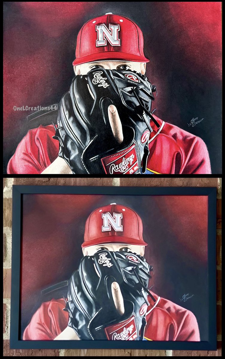 mrosen644's tweet photo. Finished just in time for the Husker Baseball season underway! That split second before the pitch… when everything goes quiet. "Silence Before the Pitch.” Colored pencil, size 11x14. 
Licensed prints👇 https://t.co/gTqKTJeayx