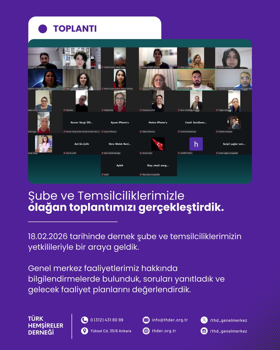 Türk Hemşireler Derneği tweet media