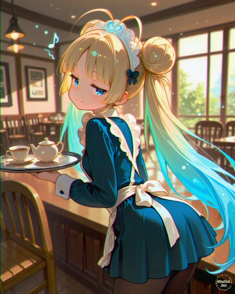 お昼の時間です #AIイラスト #オリジナル