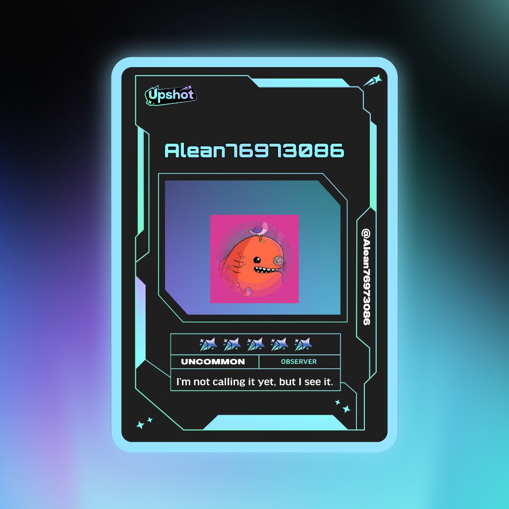 Just ripped my Predictor Card!

Ready to claim instant cash prizes, free packs and more.

Welcome to Prediction Play on <a href="/upshot_cards/">Upshot</a>

Your turn
upshot.cards/?code=e28a49f0