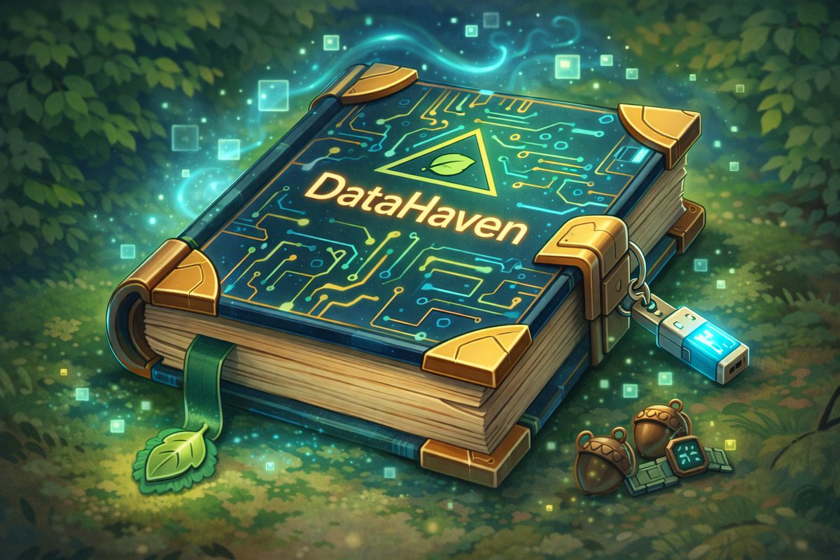 leonbs8000's tweet photo. A glowing enchanted book storing knowledge, secrets, and memories. It represents wisdom, protection, and discovery, guiding explorers safely through their journey with magical, trustworthy pages.@DataHaven_xyz Survival Tool https://t.co/ooXQ8eXfow