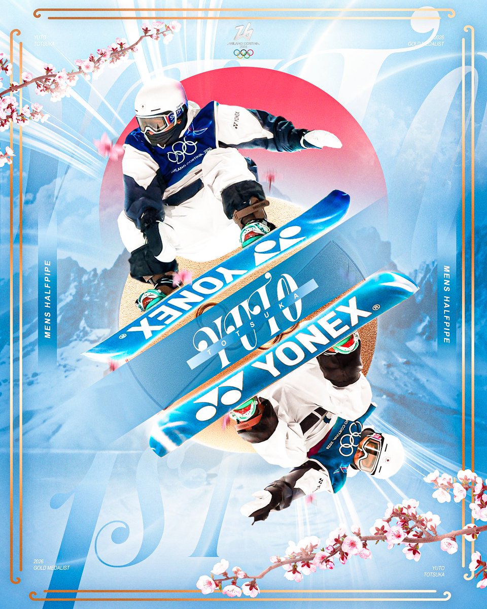 Yuto Totsuka🏂 | Mens Snowboard Halfpipe Gold🥇

#Olympics2026