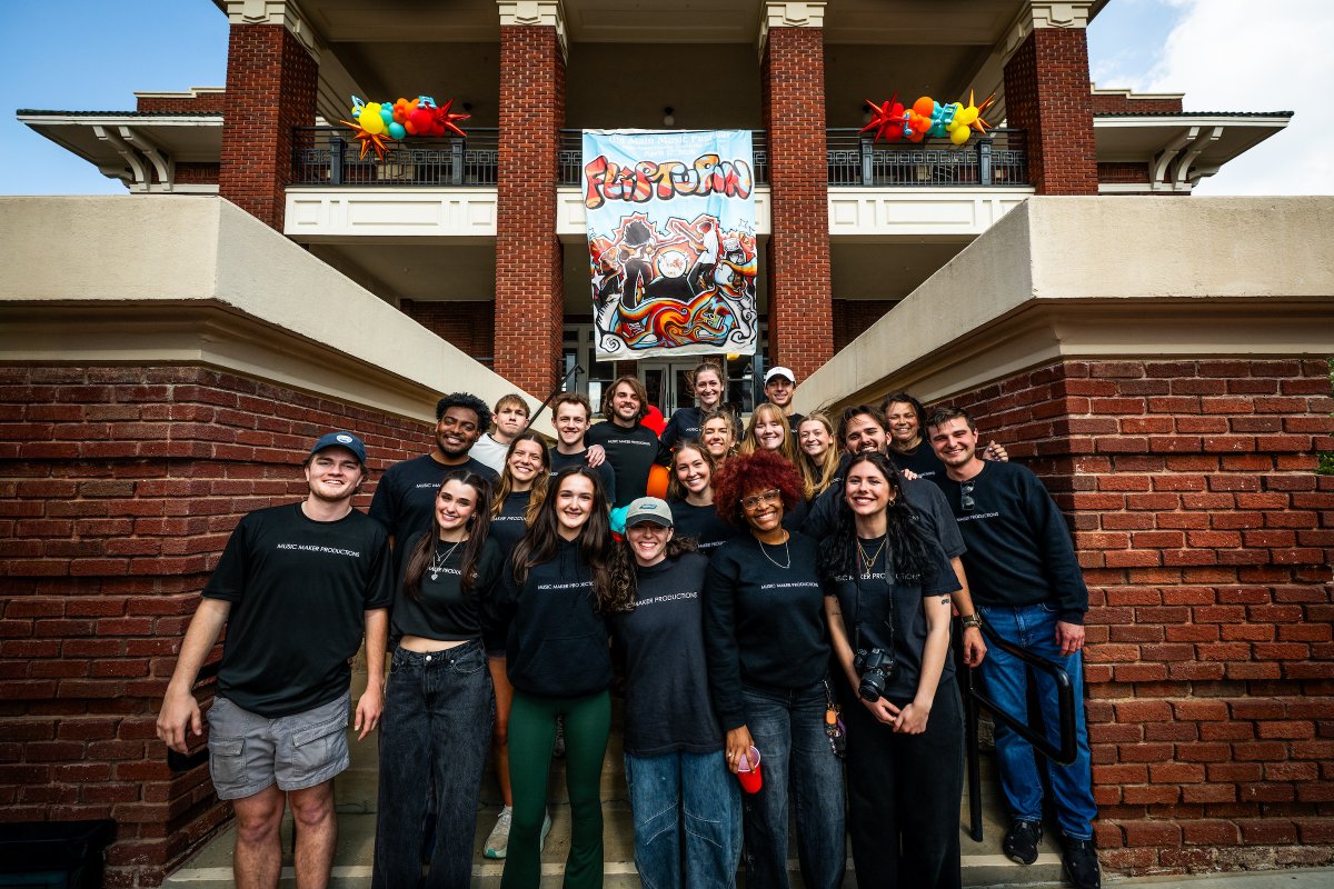 msstate's tweet photo. Drum roll please... 🥁 Music Maker Productions announced today that the indie rock band Flipturn is the 2026 Old Main Music Festival headliner!

More 🔗 https://t.co/RsjIsAT0rS https://t.co/ZOTgtfK1p7
