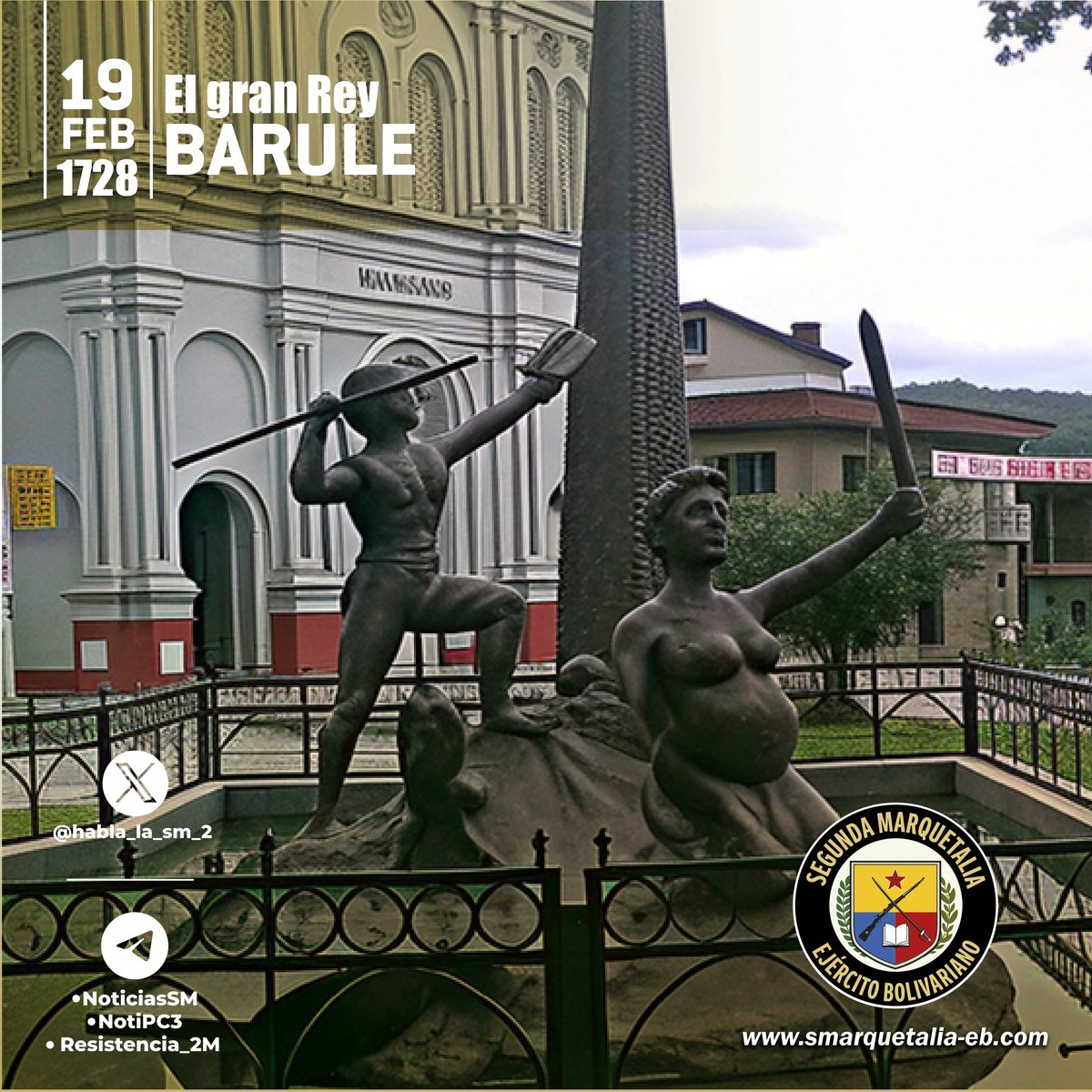 🧵El gran rey #Barule es probablemente uno de los primeros libertadores colombianos; llevó a cabo la primera insurrección exitosa en el Pacífico del país. Su gesta, bastante similar a la de Benkos Biojó, rescata y dignifica la historia afrocolombiana.