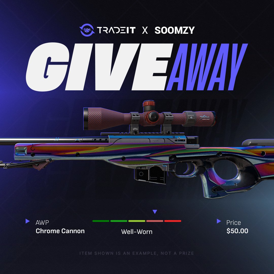 💰 $50 GIVEAWAY!

✅ Follow Me &amp; <a href="/tradeit_gg/">Tradeit</a> 
✅ Retweet
✅ Tag a Friend

⏰ Rolling in 7 Days!