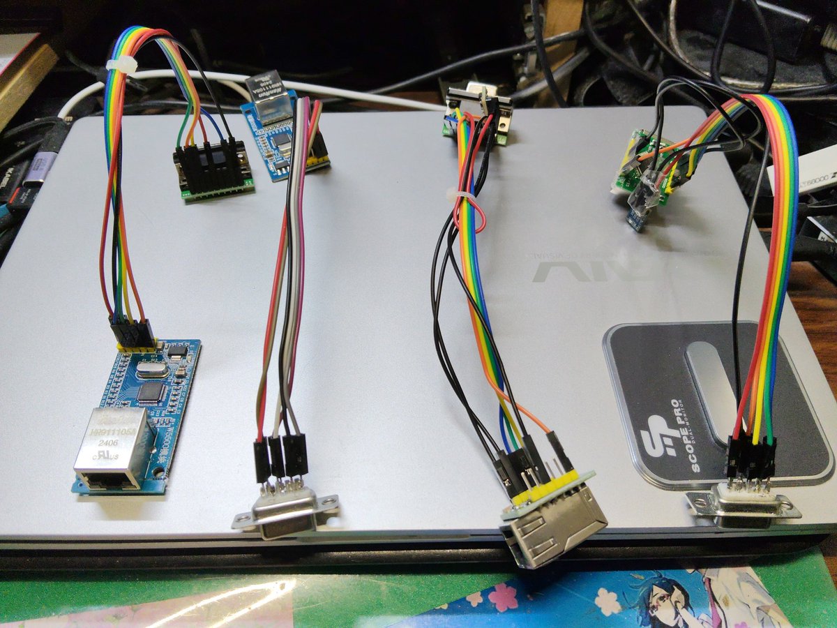 #イーサネットじょい君 の試作機、4つ作った。2つは希望者にロッパー会で配布予定。
#68kai
#X68000