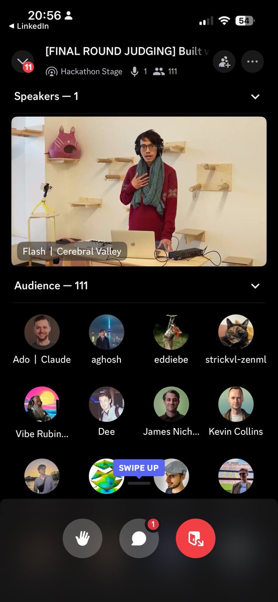 Yooo I won “The Most Creative Opus 4.6 Exploration” category in the Claude global virtual hackathon 💃👯👯‍♀️👯‍♂️🪩💃