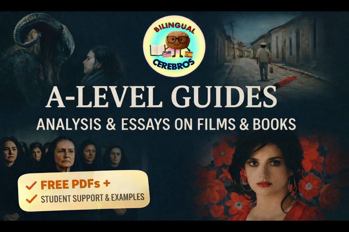 Preparing for A Level Spanish essays?
👉 Watch the full playlist here:
 youtube.com/playlist?list=…
Save the playlist and follow along as new chapters are added.
#ALevelSpanish #SpanishRevision #SpanishLiterature #SpanishFilm #AQA #Edexcel #SixthForm #MFLTeachers #StudySpanish