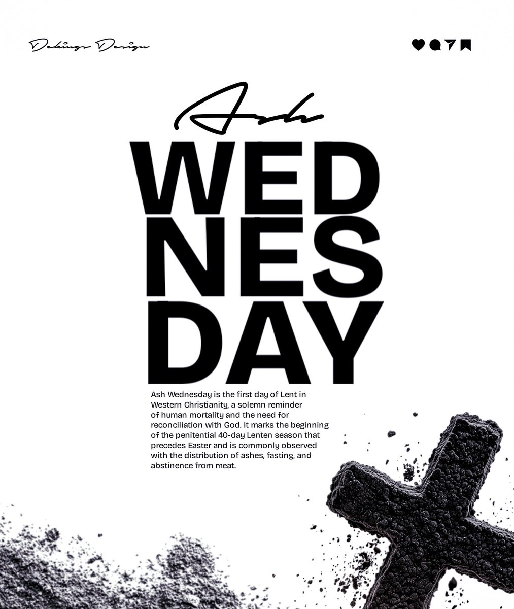 dekings_design's tweet photo. Two sacred moments.
One powerful reminder.
Ramadan teaches devotion through fasting and worship.
Ash Wednesday calls us to repentance and renewal.
May this season strengthen our hearts, refine our spirit, and align us with what truly matters.
#FaithSeason #Ramadan #AshWednesday https://t.co/9jASar9gli