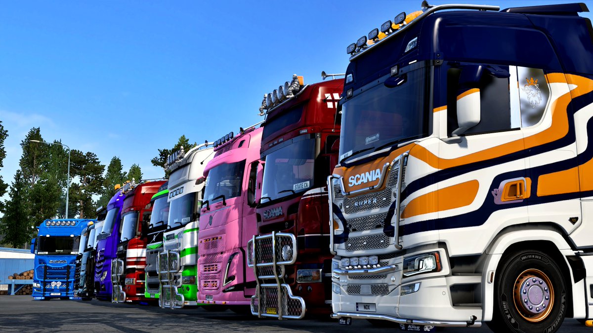 David0Connor's tweet photo. #HeartsOfBloom #eurotrucksimulator2 #gaming #ets2 #tmp #truckersmp #BestCommunityEver https://t.co/57buioluyI