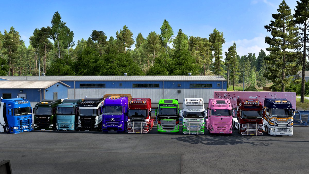 David0Connor's tweet photo. #HeartsOfBloom #eurotrucksimulator2 #gaming #ets2 #tmp #truckersmp #BestCommunityEver https://t.co/57buioluyI