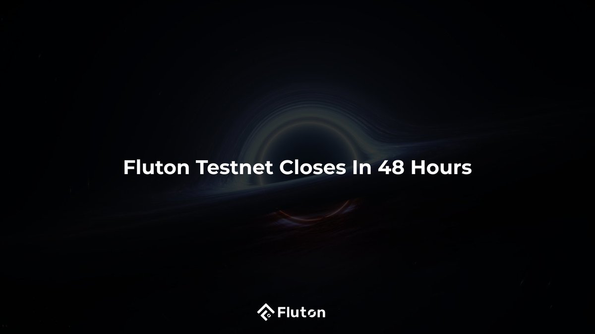 Fluton Testnet closes on Feb 21, 18:00 UTC

Huge thanks to everyone who tested, broke things, and shared feedback

With your support, we’re building Fluton into something much bigger

Next phase loading…