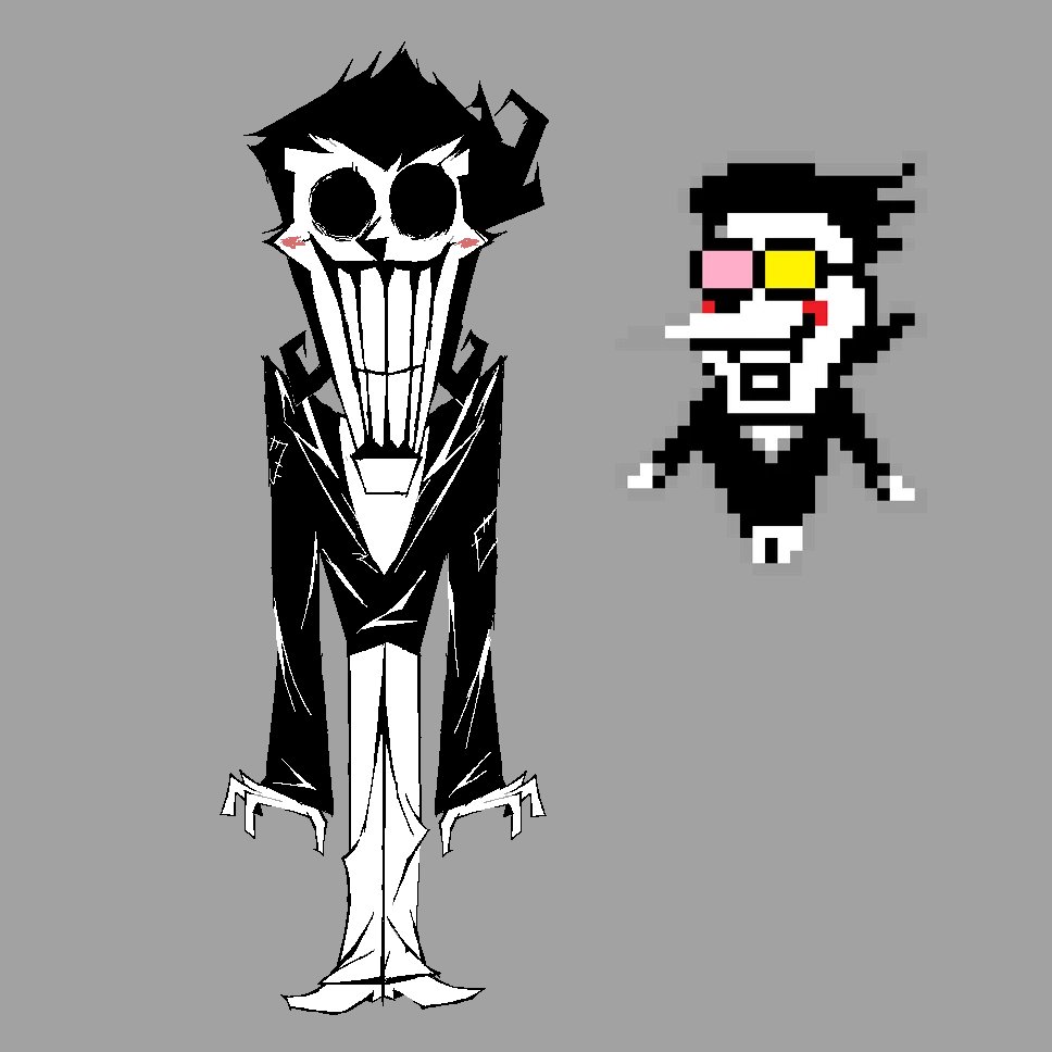 Frasked_'s tweet photo. what a fucking bitch 

#spamton #DELTARUNE https://t.co/0ASnUWeWyP