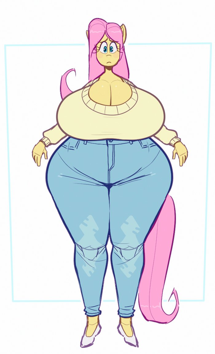 RlDlCULOUSCAKE's tweet photo. Biblically accurate Fluttershy.
Big and BIGGER. https://t.co/ftBngHfsAs