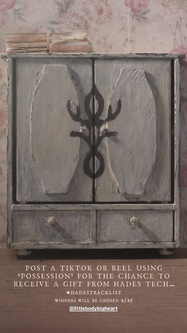 POST A TIKTOK OR REEL USING POSSESSION BY MELANIE MARTINEZ  FOR THE CHANCE TO RECEIVE A GIFT FROM HADES TECH...

Via <a href="/AtlanticRecords/">Atlantic Records</a>