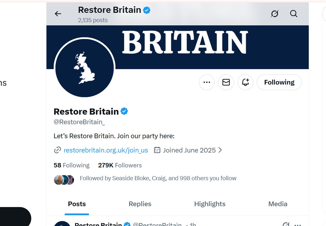 PeteSanford's tweet image. RESTORE V REFORM: DING-DING SECONDS OUT

RESTORE 7 MONTHS = 279K

REFORM 6 YEARS = 536K

Although this is something of an arbitrary measurement, it is still a very telling metric.

@RupertLowe10 Keep On Keeping On Brother.

TO ALL #Restorers - LET'S DO THIS !!

#RestoreBritain