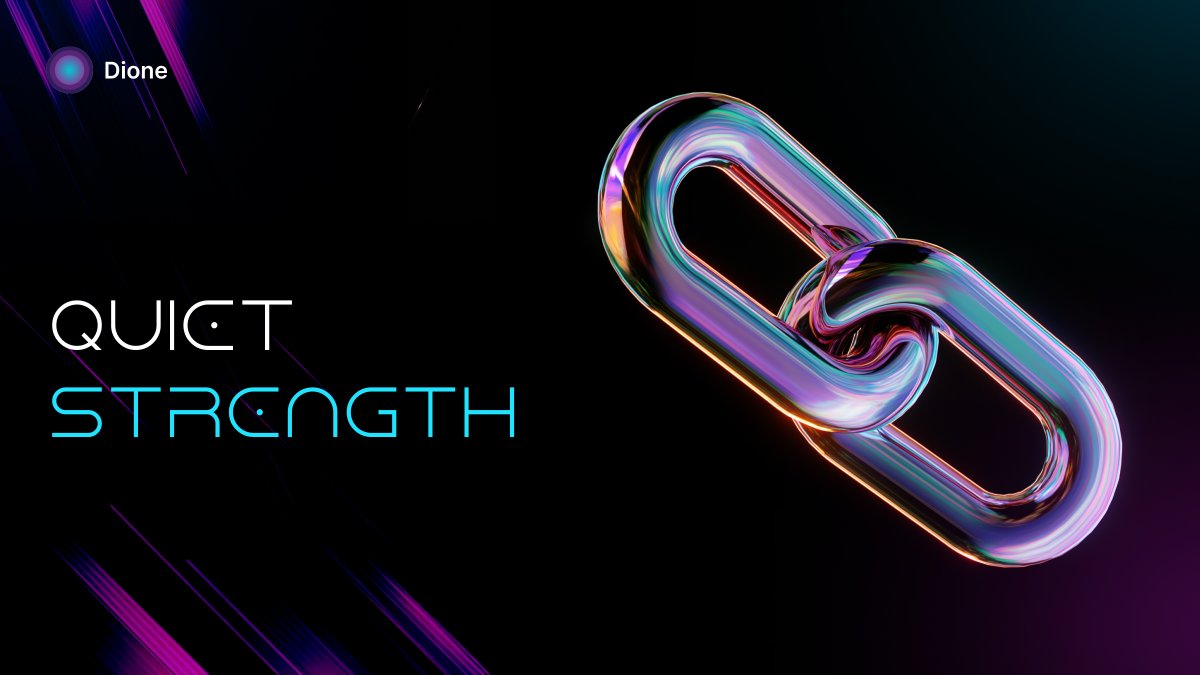 DioneProtocol's tweet photo. Infrastructure isn’t built for headlines.
It’s built for when headlines disappear.

The real test of a network isn’t hype cycles. It’s whether it keeps running when attention fades. ⚡ https://t.co/OHEWNqQMW3