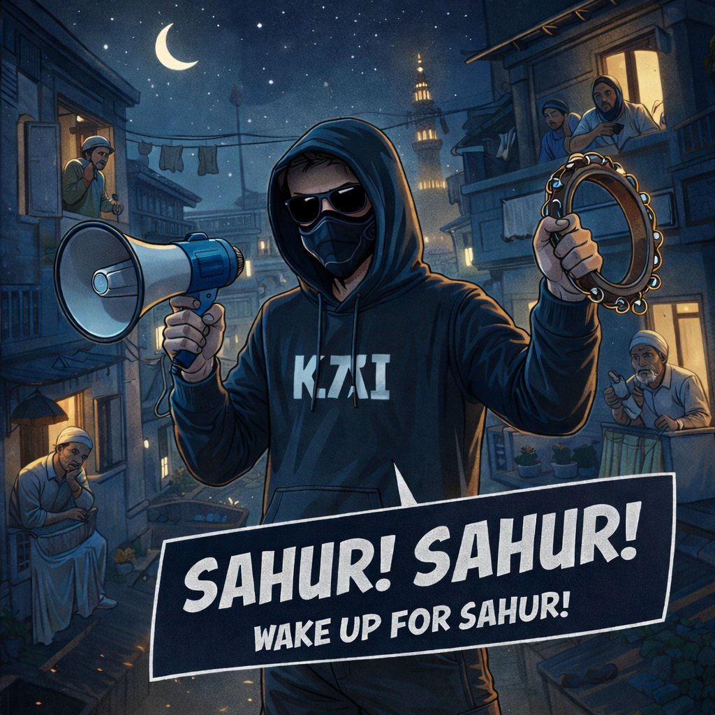 Sahur! Sahur! 🔊🌙
Bangun woy, jangan cuma online buat yapping dan trading doang 🤣
Waktunya isi energi sebelum Subuh!

Mission: Bangunin Sahur. 🌙🔊

No mercy. No snooze button.
#Sahur #RamadhanVibes