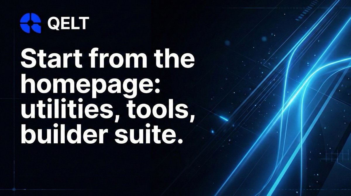 Keep it simple
qelt.ai