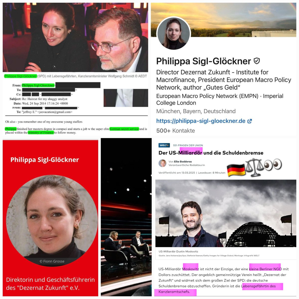 ChrisKarlKnecht's tweet photo. @FrauHodl 🇩🇪⚖️👀 #SiglGlöckner
#WolfgangSchmidt ➡️ #PhilippaSiglGlöckner
#Wirecard #Epstein #EpsteinFiles #Moskovitz
#DustinMoskovitz #DustinAaronMoskovitz
. https://t.co/B6Vaqyig5z