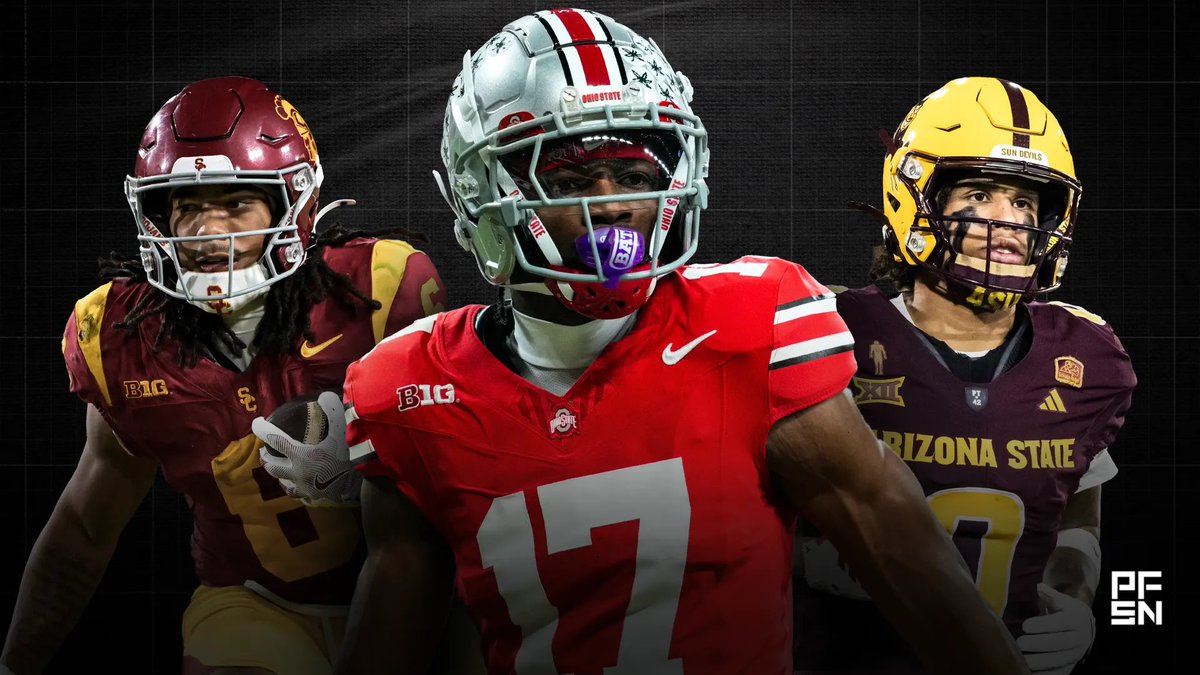 TylerSutphenFF's tweet photo. When you look at the 2026 receiver class for dynasty rookie drafts, Makai Lemon, Carnell Tate, and Jordyn Tyson offer three very different profiles. 

Put their film right next to their advanced metrics, and a clear picture emerges of how they might translate to the next level. 

Let's break down their game and highlight exactly what we need to watch for when they hit Indianapolis for the combine.