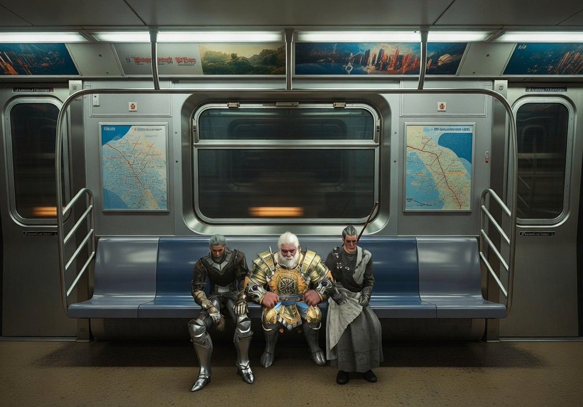 Put my BG3 party on a subway train for a stupid joke I made in the group chat and just wanted to post it here too