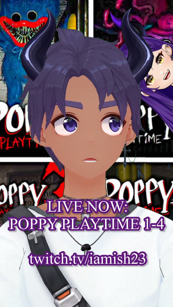 IamIsh23's tweet photo. Live now! #poppyplaytime #streamer #vtuber #live https://t.co/ylw4A1apXt https://t.co/QH2U1wKfyT