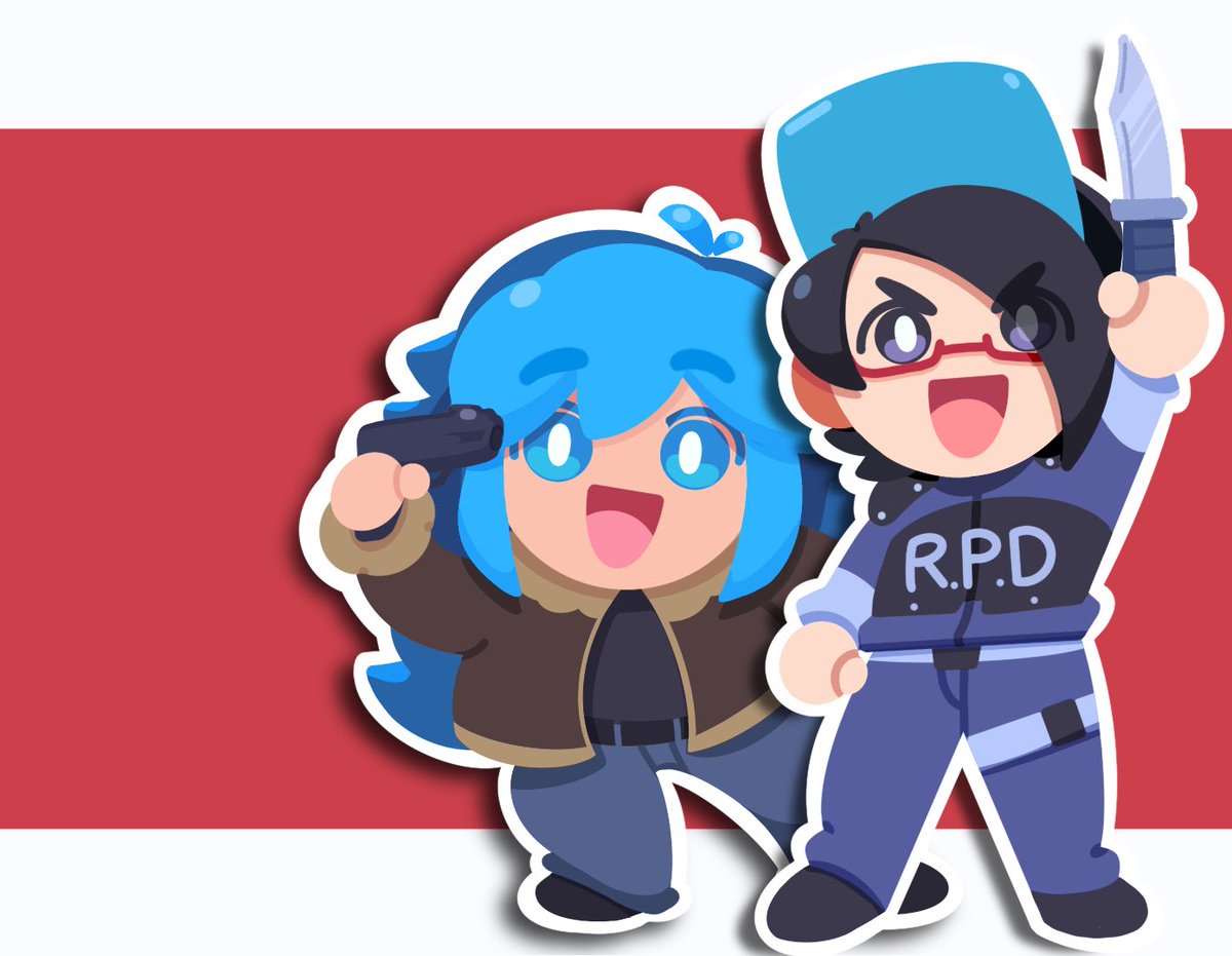 Otro dibujito de estos dos peliandose en residento de nuevo
<a href="/BarreraX0/">Barrerax VTuber</a> vs <a href="/AuraSTR097/">Aurashock (COMMS OPEN)</a>