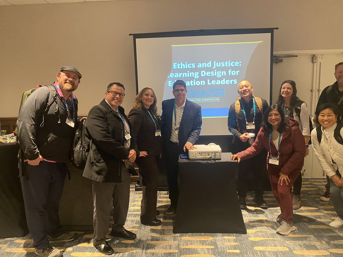 RudyChem's tweet photo. Great first day at the #CISC26 symposium. Learning, networking, and attending strong sessions.
#BeTheSynapse #calmscs  @csforcaorg  #CSforCA https://t.co/afZrM24g7V
