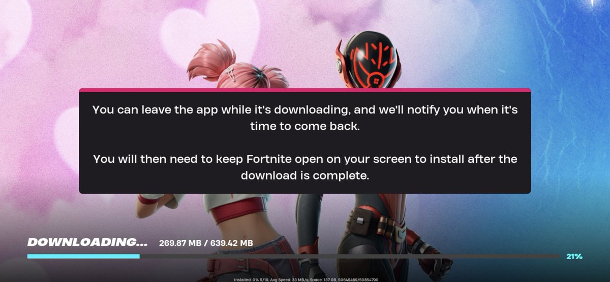 New #Fortnite #update is now available to download and install on the #EpicGames app.
