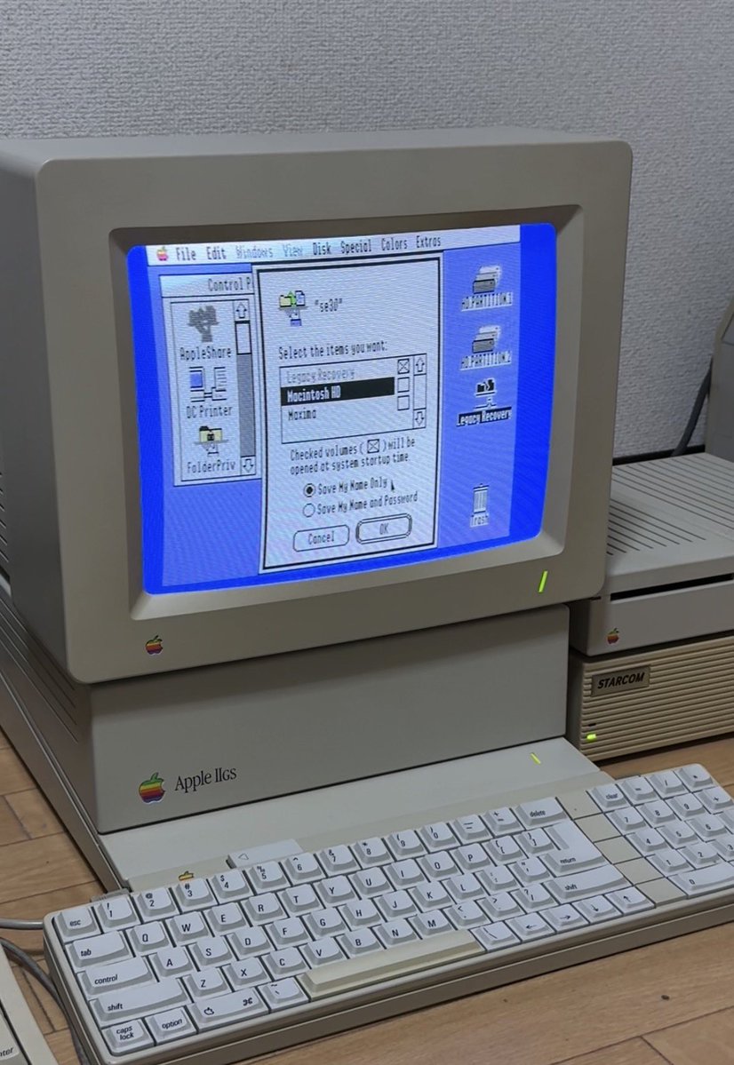 LocalTalk network🙂SE/30 &amp; IIgs😉