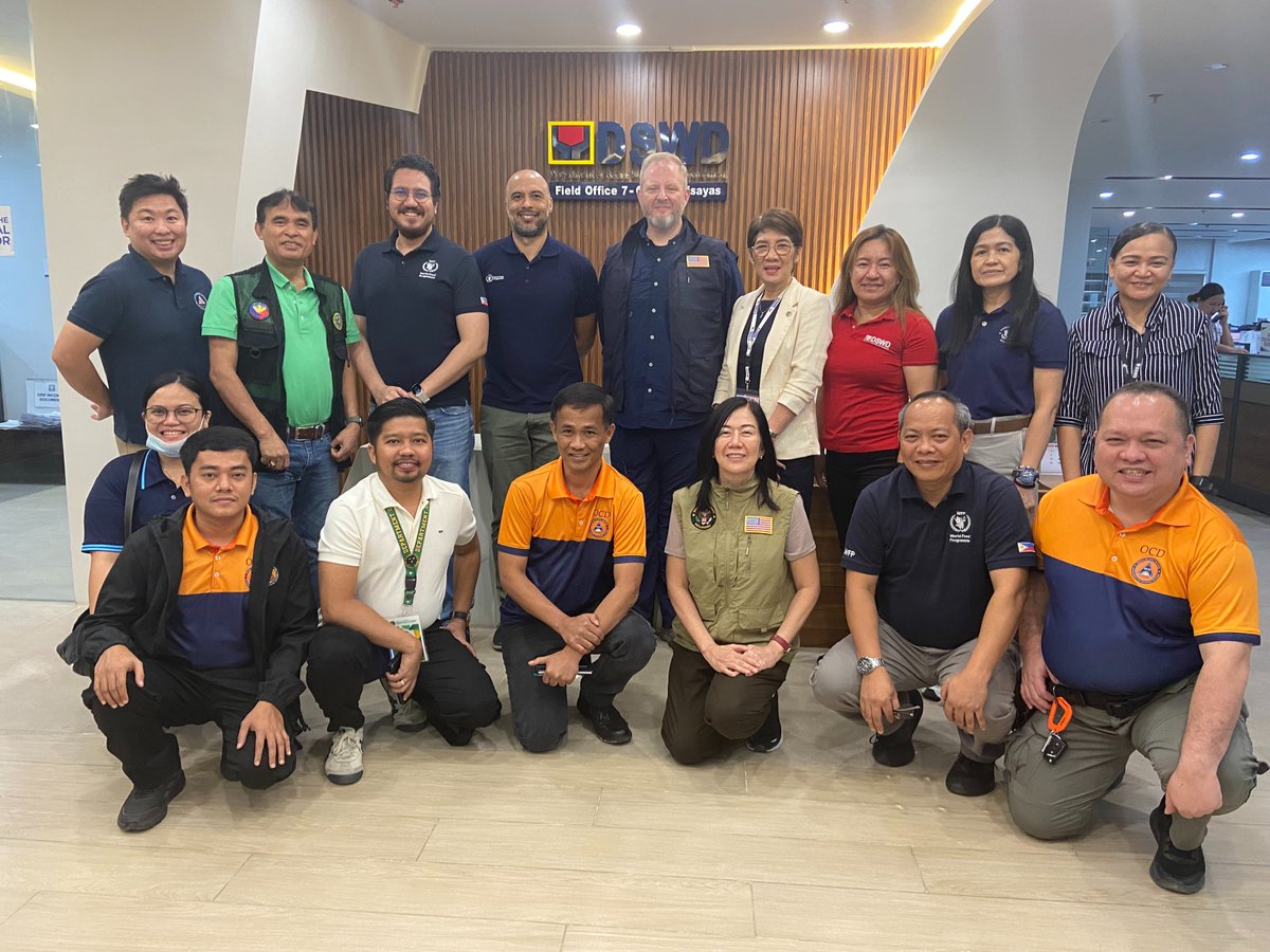 The <a href="/USEmbassyPH/">U.S. Embassy in the Philippines</a> joined <a href="/civildefensePH/">Civil Defense PH</a> <a href="/dswdserves/">@dswdserves</a> @DOHgovPH &amp; WFP in a visit to government warehouses &amp; potential sites for prepositioning of essential relief items in Cagayan, Cagayan De Oro, Cebu &amp; Palawan to reinforce capacities &amp; enhance readiness ahead of typhoon season.