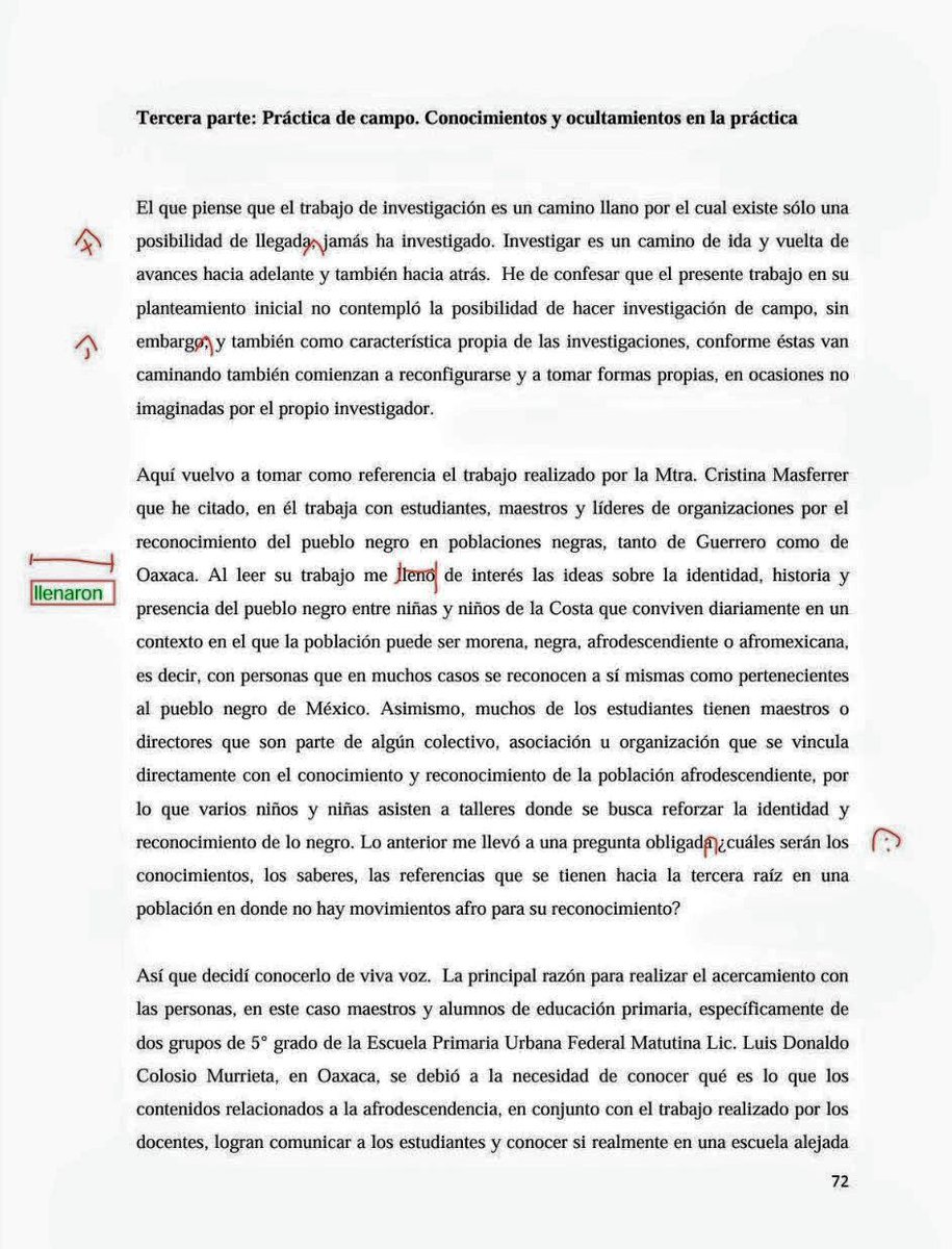 Nadia Lopez García (<a href="/tejiendoapp/">Nadia López García (Cuenta personal)</a>), presentó su tesis de Licenciatura en 2020, seis años después de egresar de la carrera de Pedagogía, la cual está plagada de errores de ortografía; Falta de tildes, mal uso de mayúsculas y puntuación deficiente.

Hoy, es la nueva Directora de